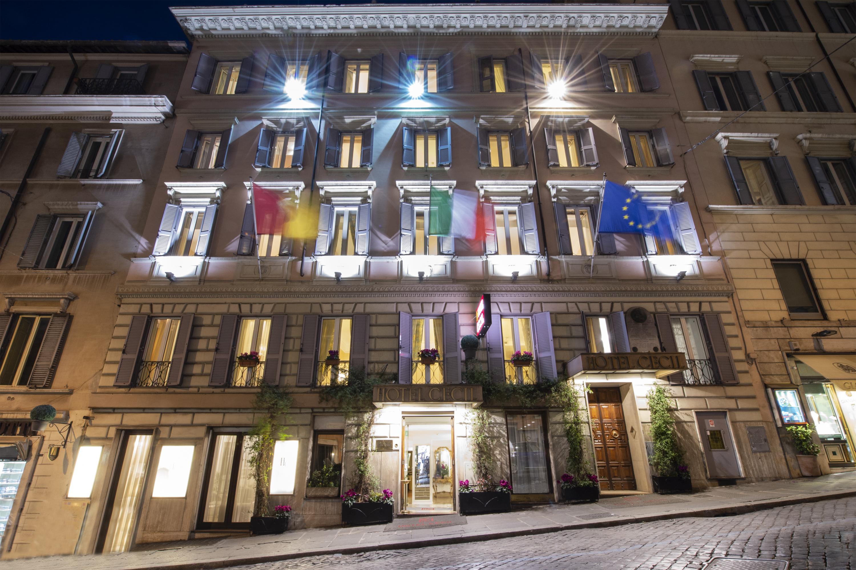 Hotel Cecil Roma Exterior foto