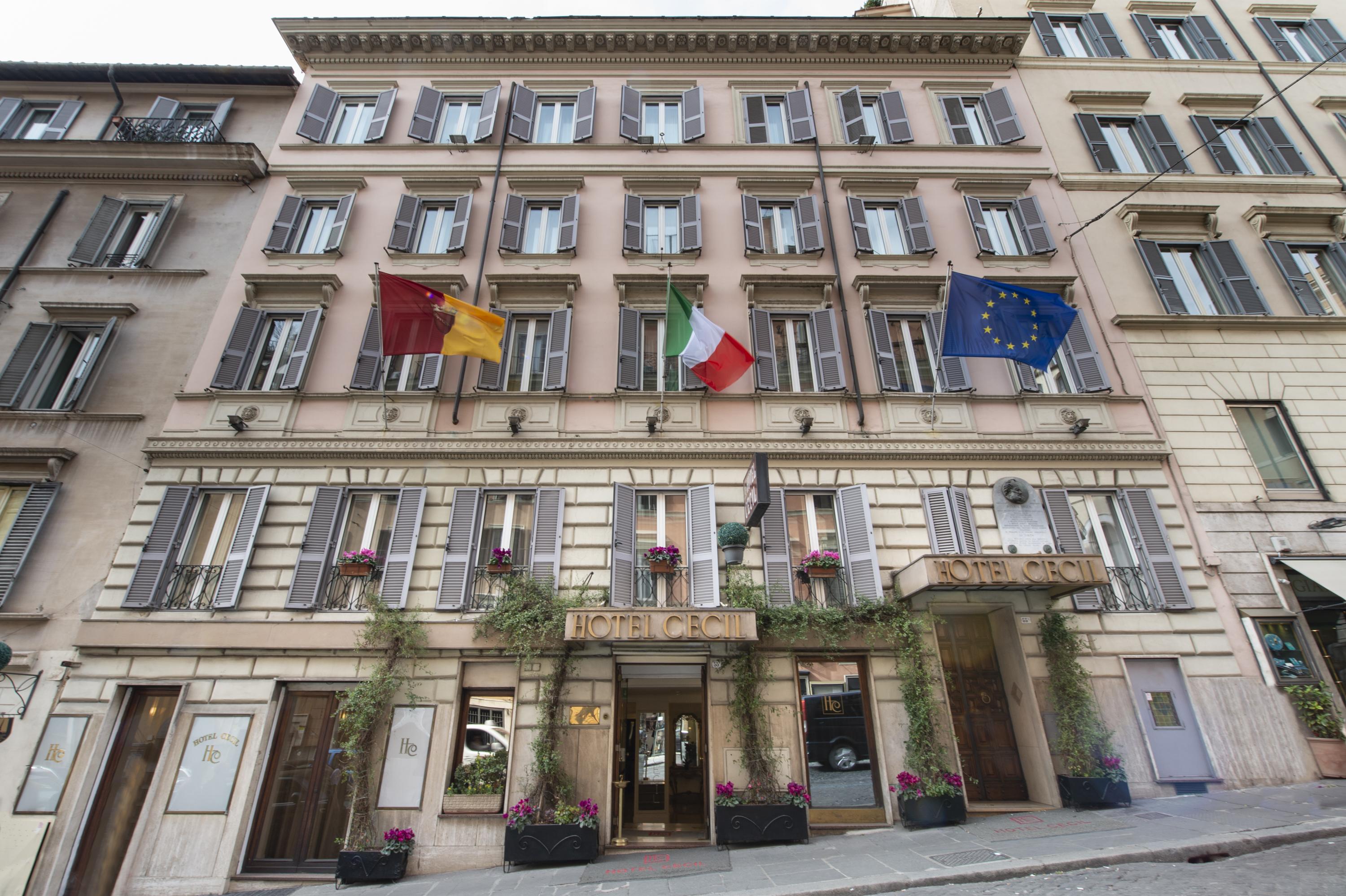 Hotel Cecil Roma Exterior foto